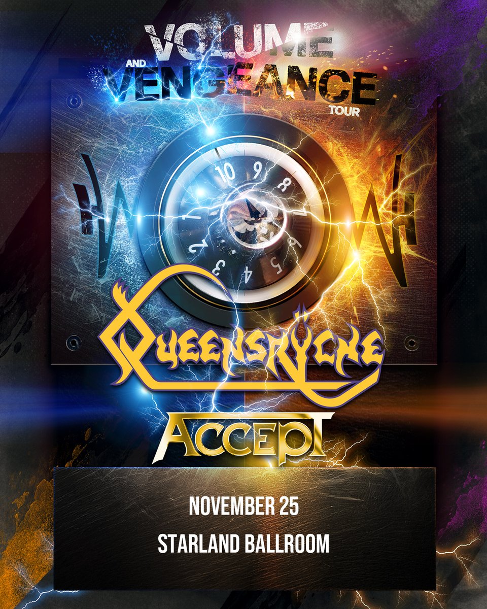 AND ANOTHER ONE! <a href="/queensryche/">Queensrÿche</a> are set to return on November 25th with special guest <a href="/accepttheband/">Accept</a>. Venue presale starts this Thursday at 10am, public on sale this Friday at 10am.