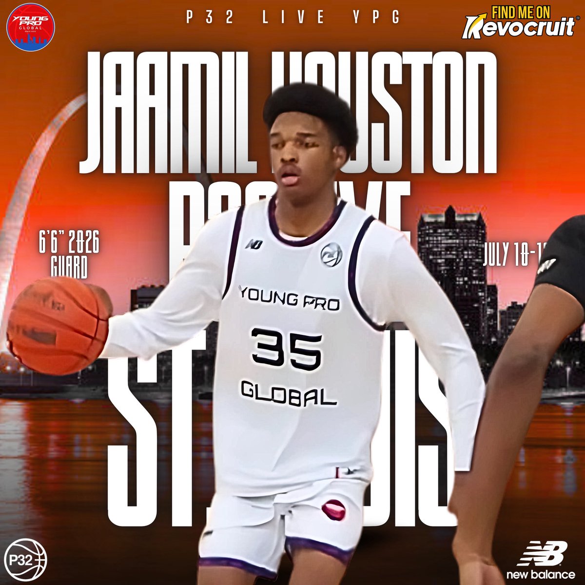 July 10-13 watch Jaamil Houston from Young Pro Global show out at the P32 Live Event in St. Louis, Missouri.