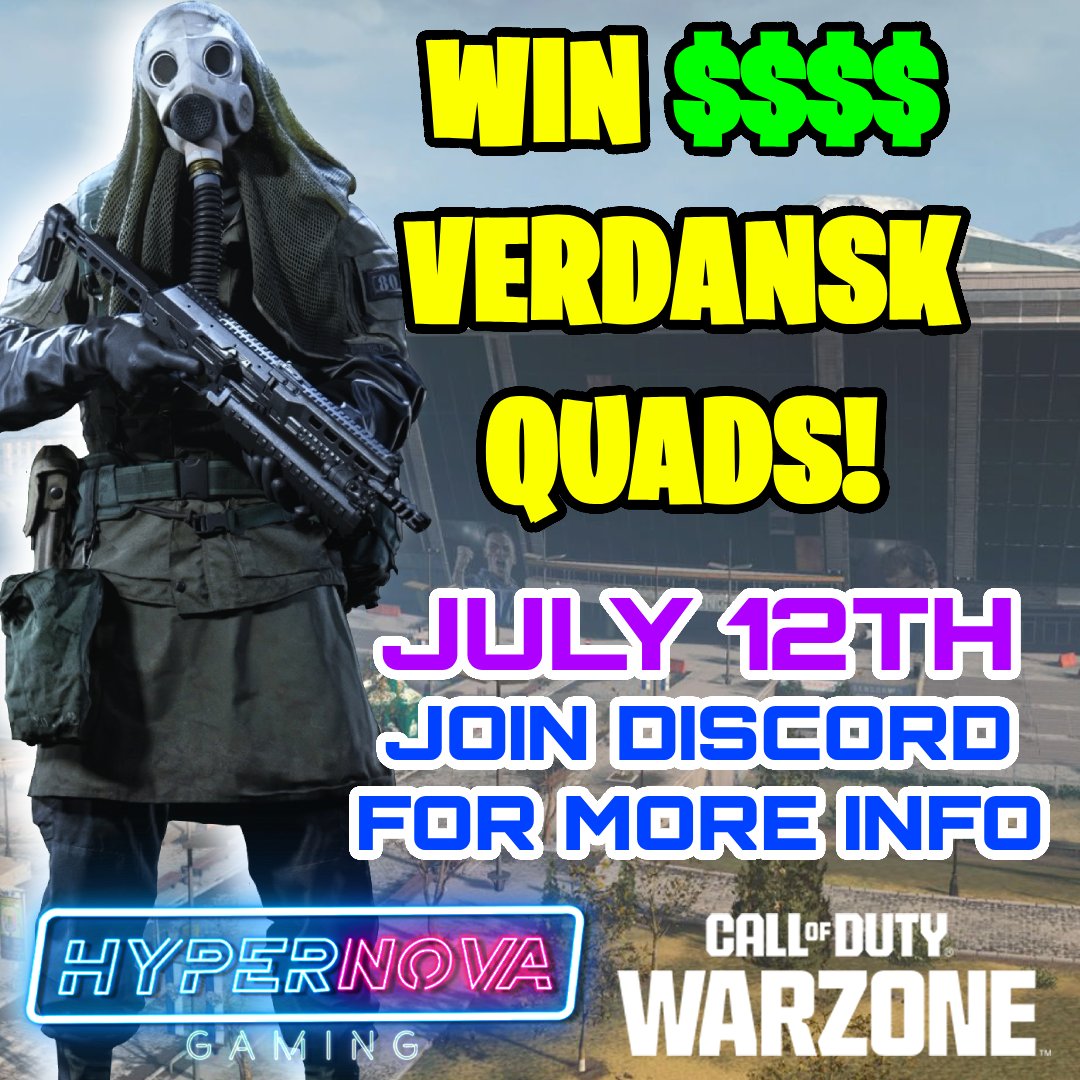 HyperNovaHQ's tweet photo. Tournament this weekend!! Join up and win some  CASH!!!!! https://t.co/iwMr4iRknr https://t.co/ZDw7BcNlqQ