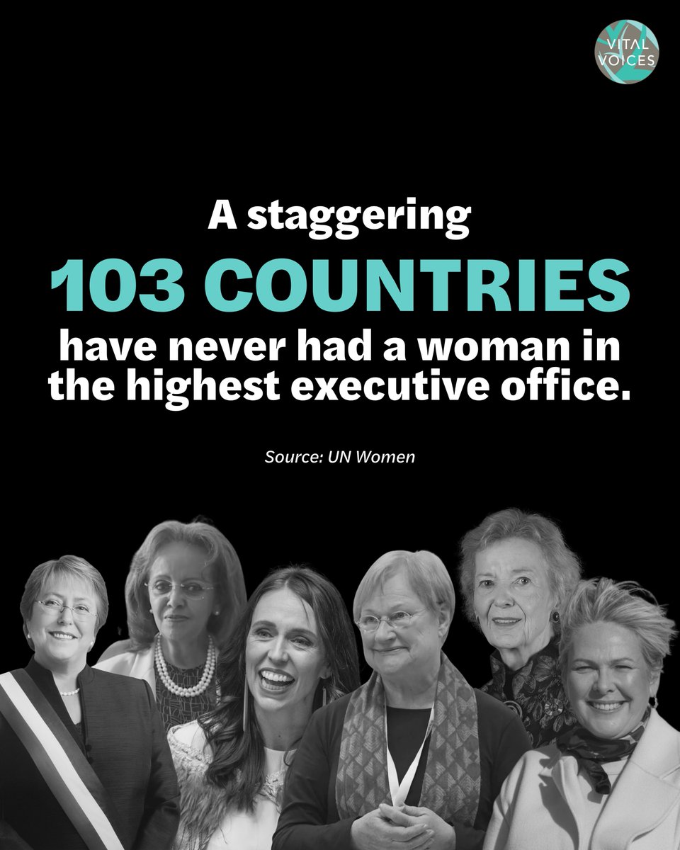 When women lead, they lead differently. They prioritize peace, inclusion, &amp; long-term solutions.

Vital Voices invests in women leaders solving the world’s greatest challenges.

Consider donating at  vitalvoices.org/take-action/do… to help us continue this urgent work

Source: <a href="/UN_Women/">UN Women</a>