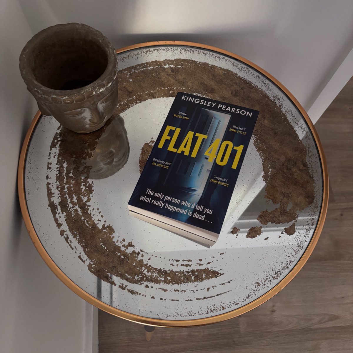 collinsjacob115's tweet image. Very excited to receive my copy of Flat 401 by @kl_pearson really looking forward to reading it 😀