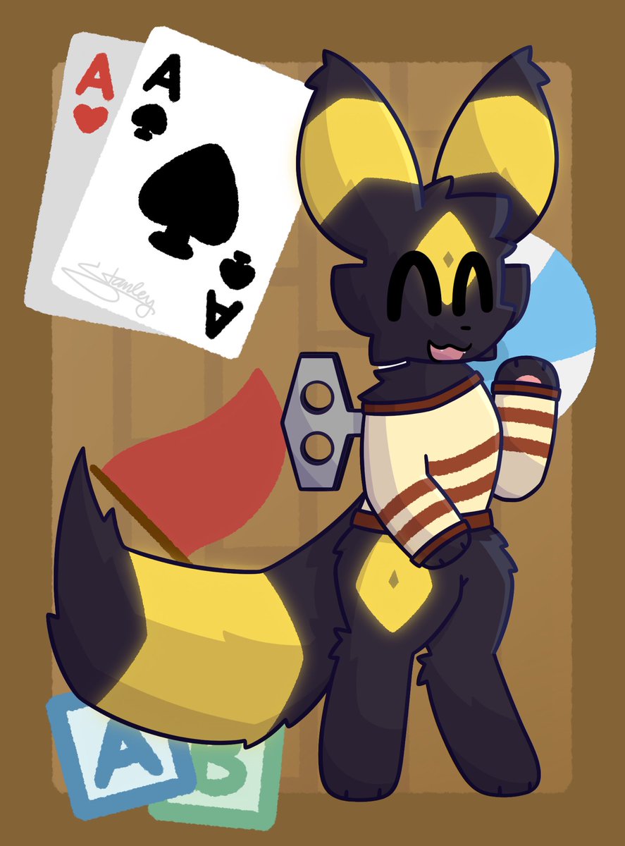St4n_ley's tweet image. Fourth Art Fight attack on @ikal_lumi
Thanks for letting me draw them!
#artfight #artfightteamfossils #umbreon