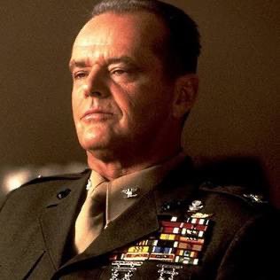 dougwmize's tweet image. I’m no expert on movie acting but I think Jack Nicholson is in reality Colonel Nathan Jessup. Col. Jessup simply portrays Jack now.
