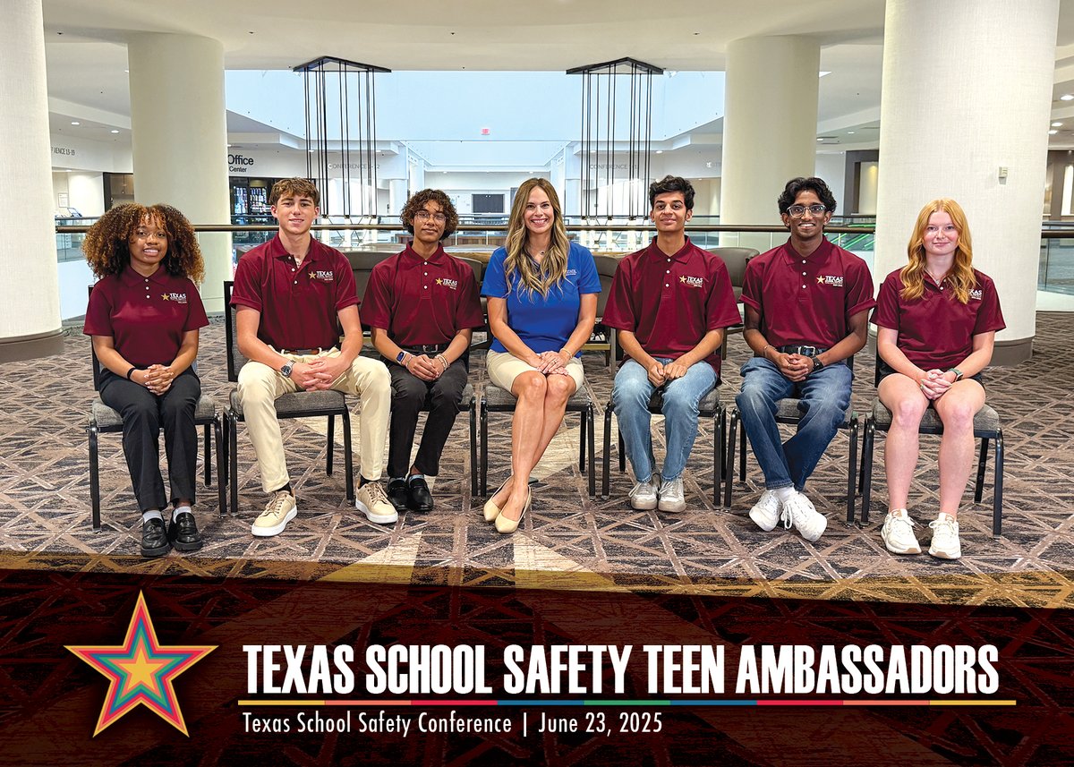 TxSSC (@txschoolsafety) on Twitter photo A huge shoutout to our Texas #SchoolSafetyTeenAmbassadors for their powerful presence at the 2025 #TSSConf! They showcased projects, shared ideas, and collaborated with the TxSSC board to help shape safer schools across Texas.
#SchoolSafety #StudentVoices <a href="/TxSSCYouth/">TxSSCYouth</a> A huge shoutout to our Texas #SchoolSafetyTeenAmbassadors for their powerful presence at the 2025 #TSSConf! They showcased projects, shared ideas, and collaborated with the TxSSC board to help shape safer schools across Texas.
#SchoolSafety #StudentVoices <a href="/TxSSCYouth/">TxSSCYouth</a>
