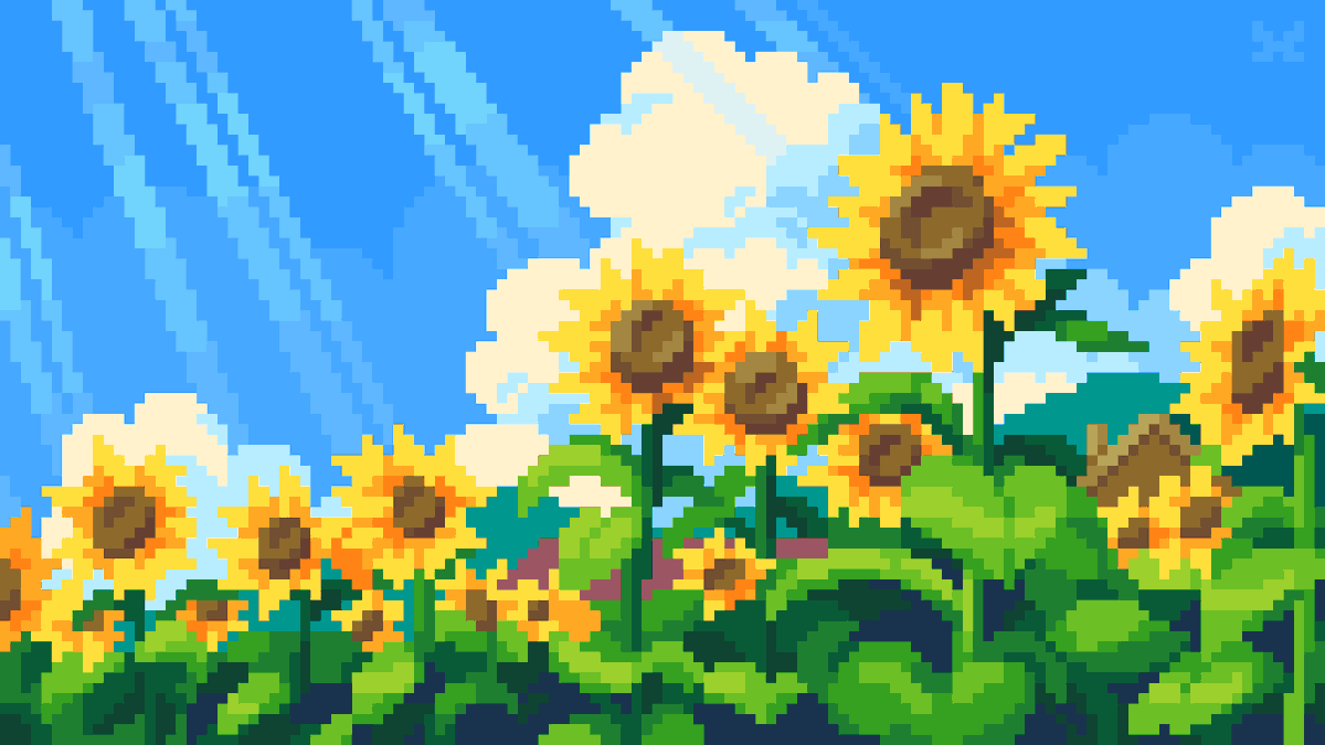 Hi #PortfolioDay! I love pixelart 🌿