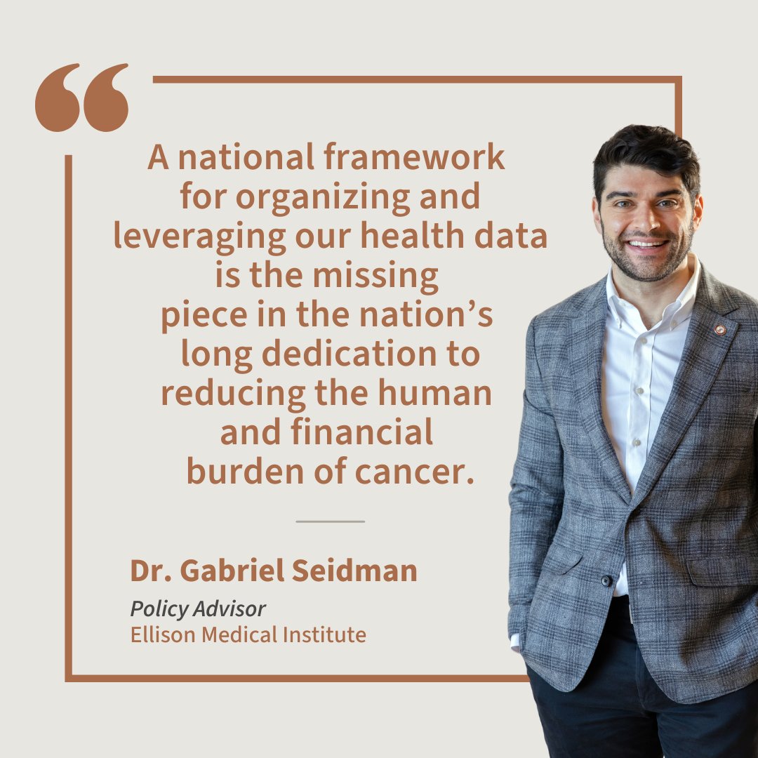 Can better health data sharing help reduce cancer deaths?

New research from @emilosangeles leaders call for a national strategy to unify and secure health data across the U.S.

“A national framework for organizing health data is the missing piece in reducing the burden of