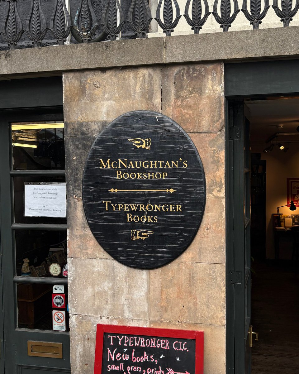 edinburgh's tweet image. Quietly tucked away below Haddington Place, you will find McNaughtan&apos;s Bookshop and Typewronger Books. While Typewronger Books is Edinburgh&apos;s smallest indie bookshop, McNaughtan&apos;s is the oldest second-hand and antiquarian bookshop in all of Scotland. 📚

Whether you&apos;re in the…