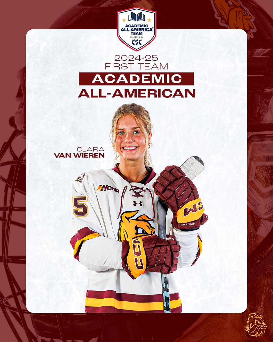 UMDBulldogs's tweet image. Van Wieren Named 2024-25 CSC First-Team Academic All-American
More on Van Wieren's Repeat Selection: umdbulldogs.com/news/2025/7/8/…