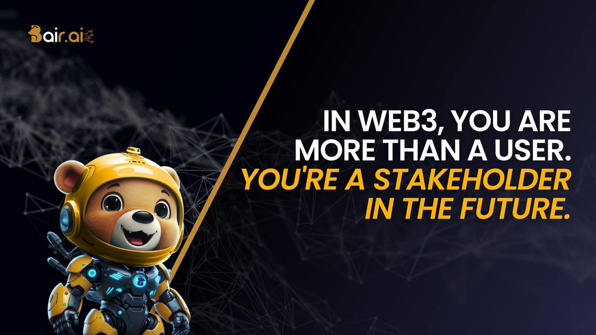 BAIR_AI's tweet image. Bair.AI gives you the tools, rewards, and stage to lead this future. 🚀

#BairKnights #BuildToEarn