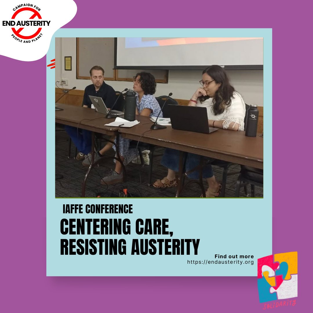At #IAFFE2025, we discussed how care systems remain underfunded despite post-pandemic momentum. Austerity and regressive tax systems are holding us back. It’s time to prioritize care in public budgets. #FeministEconomics #CareEconomy #EndAusterity