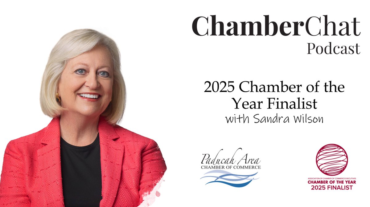Sandra Wilson, CEO of Paducah’s Chamber of Commerce, shares how they’re shaping the future through workforce, innovation &amp; leadership. 💼🎙️ #PaducahChamber #EconomicDevelopment #podcast chamberchatpodcast.com/episode337