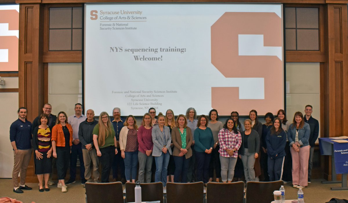 Syracuse University College of Arts & Sciences (@suartsciences) on Twitter photo .<a href="/SUForensics/">Syracuse University Forensic Science Institute</a> recently hosted the nation's first hands-on Next-Generation Sequencing training, equipping state crime labs with a transformative technology offering unprecedented precision in evidence analysis 🔬
➡️ go.syr.edu/as/EnsuringJus… .<a href="/SUForensics/">Syracuse University Forensic Science Institute</a> recently hosted the nation's first hands-on Next-Generation Sequencing training, equipping state crime labs with a transformative technology offering unprecedented precision in evidence analysis 🔬
➡️ go.syr.edu/as/EnsuringJus…