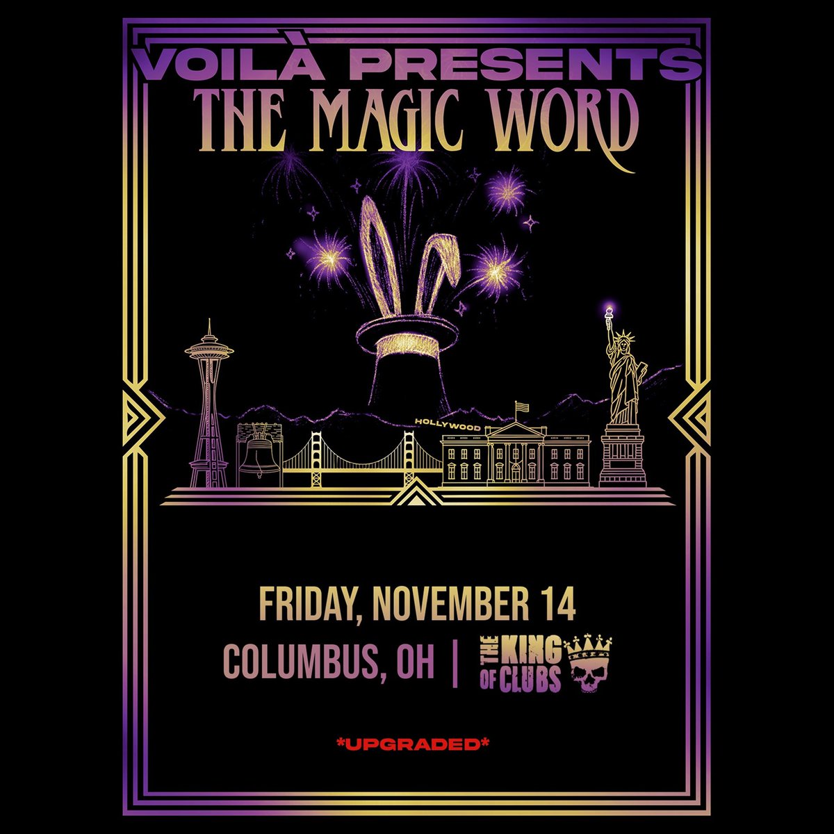 US Headline Tour update! We can confirm that there is indeed magic in the air 🎭MILWAUKEE (Luke’s Hometown Show) &amp; COLUMBUS you managed to get the venues upgraded!!! So limited extra tickets are now available ♠️