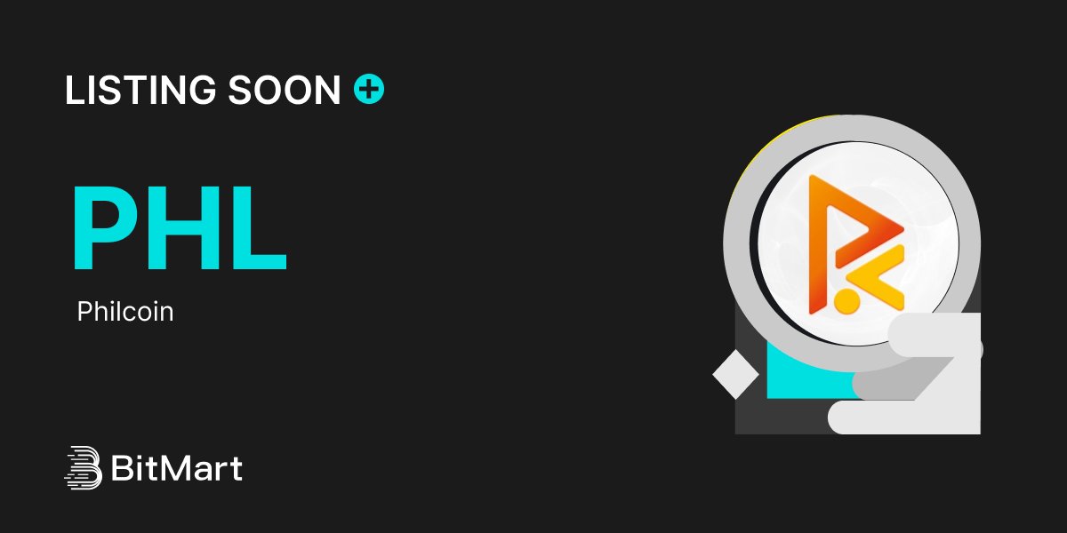 🌟 Upcoming New Listing 🌟

🤩 #BitMart will list PHL <a href="/Philcoin_com/">Philcoin</a> soon!

👀Keep an eye on our socials for further announcements.

👇Share in the comments what you like about this project. 

🎉Official website: philcoin.io

🔥Register Now: bitmart.com/invite/OPS/en-…