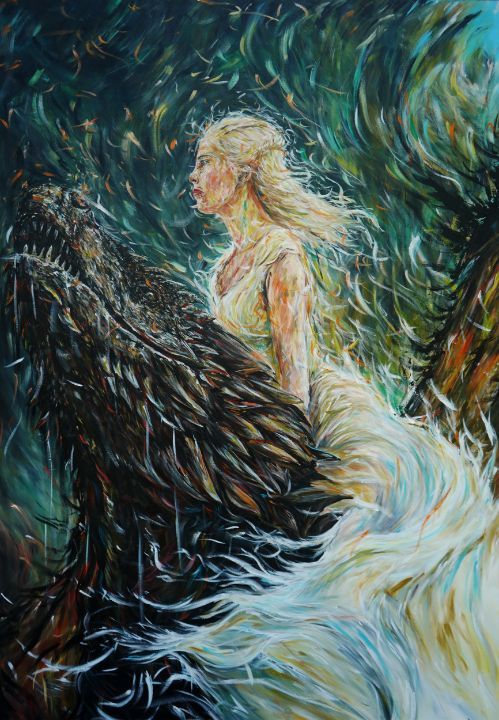 Art of the Day: "Bound in Flames". Buy at: ArtPal.com/petergraysart?…