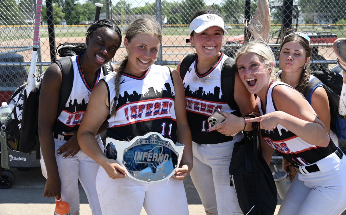 Had a great weekend at #auntrosiesinternational 18u tournament! My team battled in the heat, but came up short our second game Sunday. I won my teams belt which goes to the player of the weekend!! Next stop is Stop DWI Showcase in Binghamton #softball #2026grad #homeruns