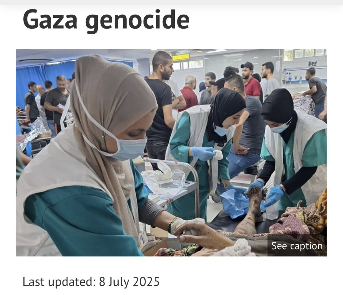 Kristyan Benedict (@kreasechan) on Twitter photo “We are witnessing Israel commit genocide…The UK Government is complicit in these atrocities” - <a href="/MSF/">MSF International</a>
msf.org.uk/issues/gaza-ge… “We are witnessing Israel commit genocide…The UK Government is complicit in these atrocities” - <a href="/MSF/">MSF International</a>
msf.org.uk/issues/gaza-ge…