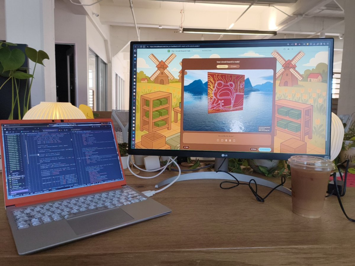 p1nosaur's tweet image. what a pleasure it is to come into the office knowing that i can spend the entire day building whatever goofy shit i want
