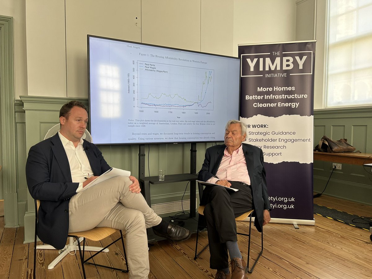 Steve M. Boyle ๐ฝ๐บ๐ธ (@stevemboyleepic) on Twitter photo On a <a href="/YIMBYDems/">YIMBY Democrats for America ๐บ๐ธ๐ฝ</a> mission across the pond to Cambridge University with <a href="/yimbyinitiative/">The YIMBY Initiative</a> and friends from <a href="/yimbylabour/">Labour YIMBY</a>, and weโre immediately greeted by 525 years of housing prices in Europe.
Next up, new friends Alain Bertaud & <a href="/CJAWorrall/">Chris Worrall</a>! On a <a href="/YIMBYDems/">YIMBY Democrats for America ๐บ๐ธ๐ฝ</a> mission across the pond to Cambridge University with <a href="/yimbyinitiative/">The YIMBY Initiative</a> and friends from <a href="/yimbylabour/">Labour YIMBY</a>, and weโre immediately greeted by 525 years of housing prices in Europe.
Next up, new friends Alain Bertaud & <a href="/CJAWorrall/">Chris Worrall</a>!