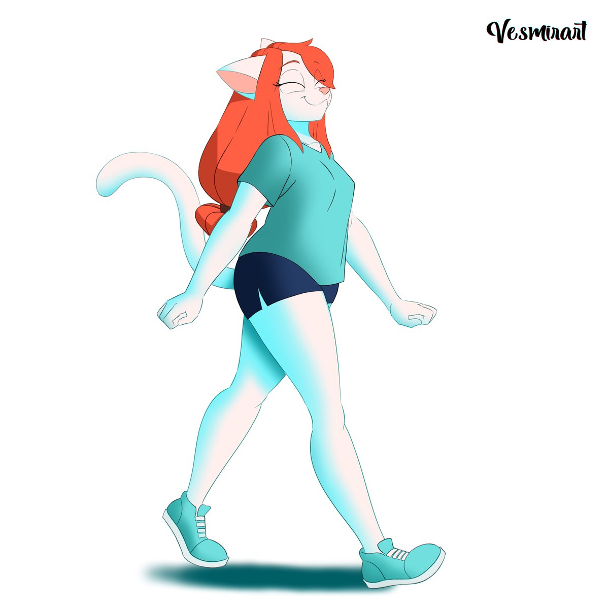 Vesmirart's tweet image. Walking