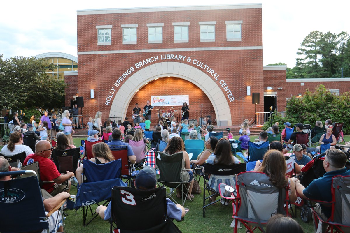 Town of Holly Springs, NC (@tohollysprings) on Twitter photo Get ready to move and groove, Holly Springs! 🎶 Summer at the Springs is back for the second live concert of the season featuring The Al Williams Band on Friday, July 11 beginning at 6 p.m. at the Holly Springs Cultural Center! 
More info ➡️ hollyspringsnc.gov/summerconcerts Get ready to move and groove, Holly Springs! 🎶 Summer at the Springs is back for the second live concert of the season featuring The Al Williams Band on Friday, July 11 beginning at 6 p.m. at the Holly Springs Cultural Center! 
More info ➡️ hollyspringsnc.gov/summerconcerts