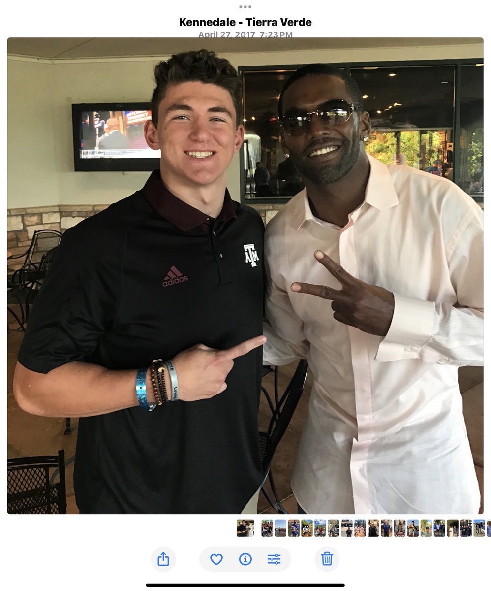 Well, looked what popped up on my feed. So happy to hear that Randy Moss will be back at ESPN after recovering from his cancer battle. Luke had always been a big fan and Randy couldn’t have been nicer to him. A reminder that one minute out of your day can make a difference.