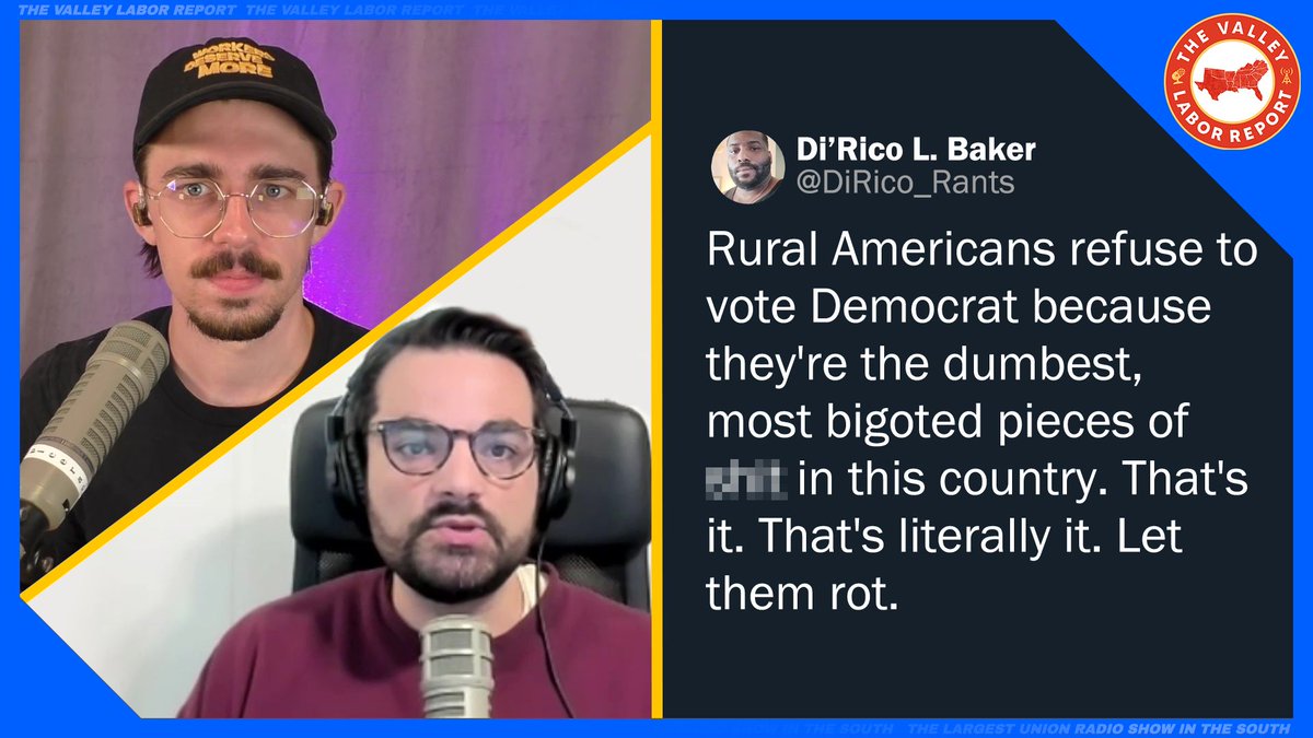 Some People Are Actually Glad That Rural and Southern Folks Will Be Hurt 

@Appodlachia host Chuck Corra joins us to talk about Trump and the GOP's budget bill and what is driving some folks to be happy about the consequences to others. 

🧵