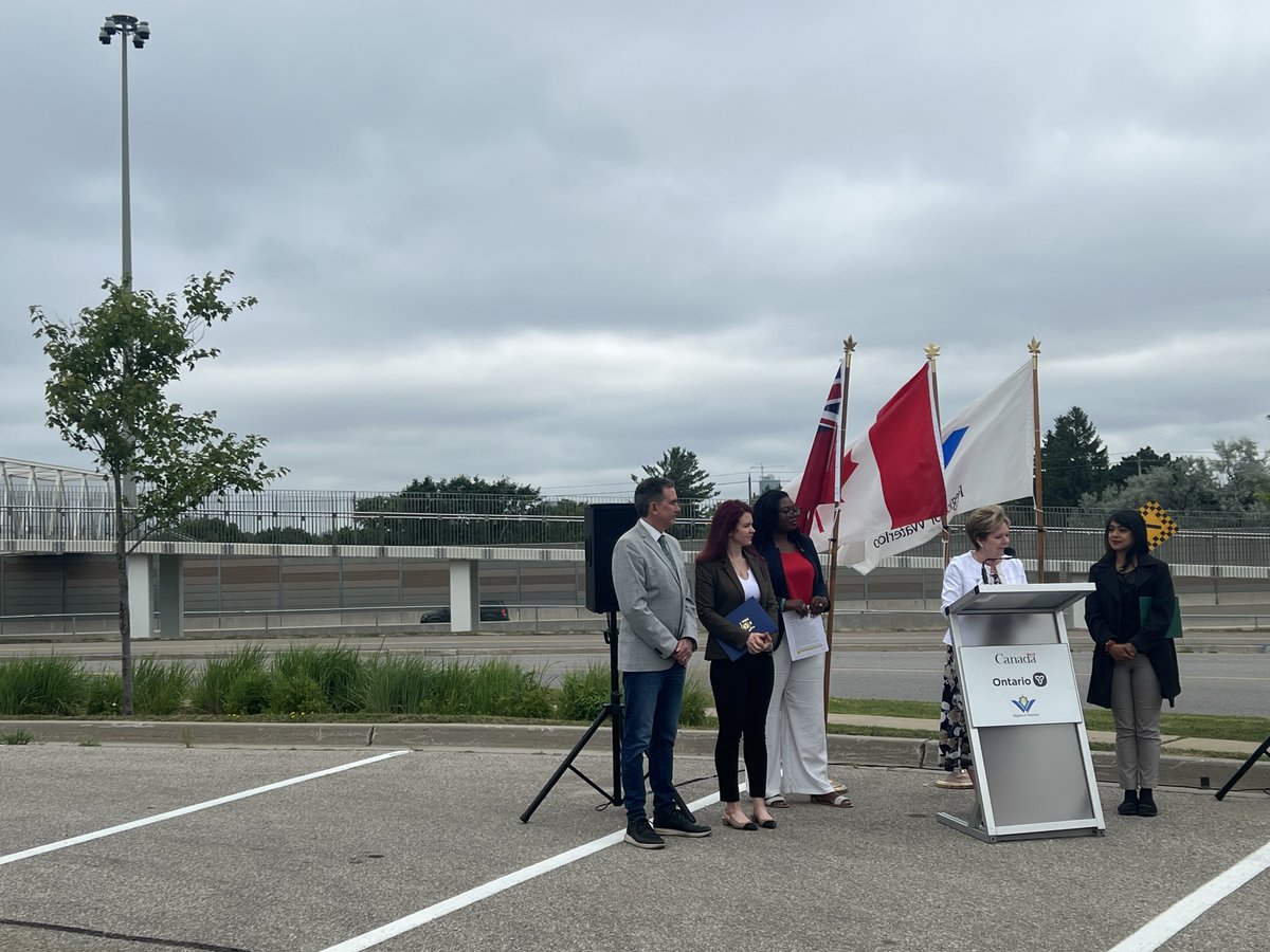 This morning, we celebrated the official opening of the new Highway 7/8 pedestrian and cyclist bridge in Kitchener — a milestone for a more connected, equitable, and climate-resilient Region. Thank you to all partners who helped bring this project to life.