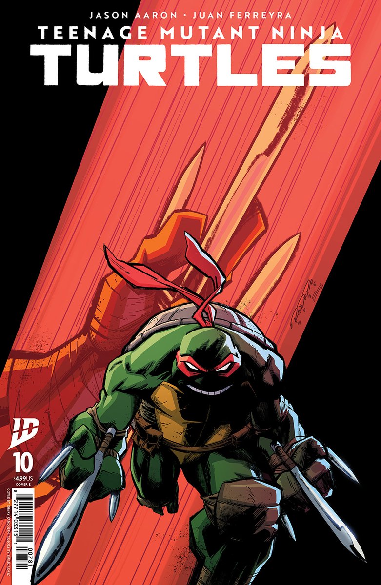 kharyrandolph's tweet image. Teenage Mutant Ninja Turtles #10 E variant cover, by myself and @emannland. The 4th of 4. Out next week! #tmnt