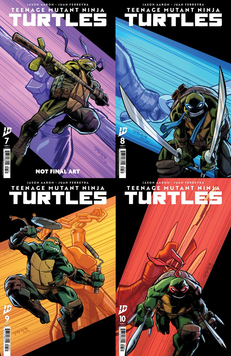 kharyrandolph's tweet image. Teenage Mutant Ninja Turtles #10 E variant cover, by myself and @emannland. The 4th of 4. Out next week! #tmnt