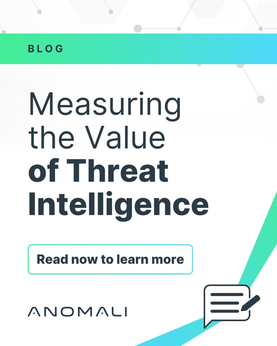 📈 Speed up detection, improve response, and reduce risk in meaningful ways. ⚙️ For practical ideas on how to track what truly matters for threat intelligence programs, rethink how you measure success: 🔗 bit.ly/4lIoBXw

#ThreatIntel #CTI #Cybersecurity #SecOps