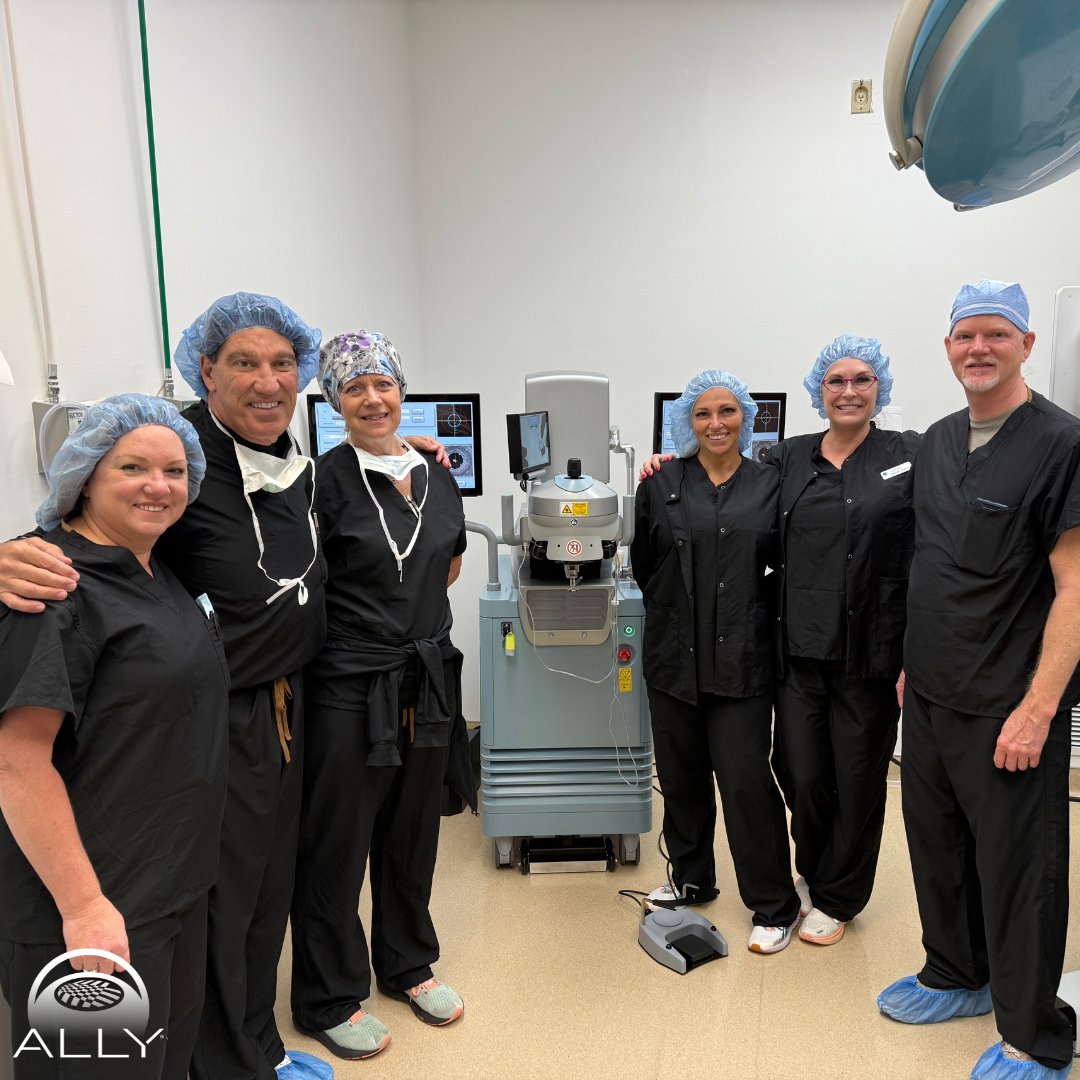 Welcome new ALLY® user Dr. Stonecipher from Piedmont Eye Surgical &amp; Laser Center. Learn how ALLY delivers a next-level experience! bit.ly/46uZeno

#RoboticLaserSystem #LENSAR #ALLYSystem
