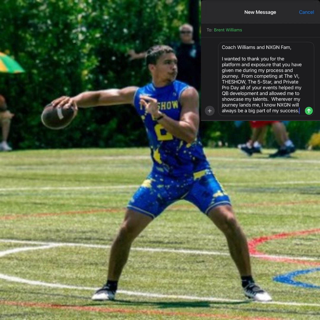 Josiah Oxendine - Elite QB 2026 (@josiahoxendine) on Twitter photo QB ‘26 extremely appreciative and forever thankful 🏉
<a href="/jhadnottnxgn/">Jonathan Hadnott</a> <a href="/Areeves26/">Armani Reeves</a> <a href="/Mad_Qb/">Madei Williams 🔌</a> <a href="/coachdrew8/">Coach Drew | QB Trainer</a> <a href="/si_one11/">Sione Ta'ufo'ou</a> <a href="/tgt_training/">Railond Garrett</a> <a href="/EdOBrienCFB/">EdOBrienCFB</a> #AJDoyle #CamrenWilliams QB ‘26 extremely appreciative and forever thankful 🏉
<a href="/jhadnottnxgn/">Jonathan Hadnott</a> <a href="/Areeves26/">Armani Reeves</a> <a href="/Mad_Qb/">Madei Williams 🔌</a> <a href="/coachdrew8/">Coach Drew | QB Trainer</a> <a href="/si_one11/">Sione Ta'ufo'ou</a> <a href="/tgt_training/">Railond Garrett</a> <a href="/EdOBrienCFB/">EdOBrienCFB</a> #AJDoyle #CamrenWilliams