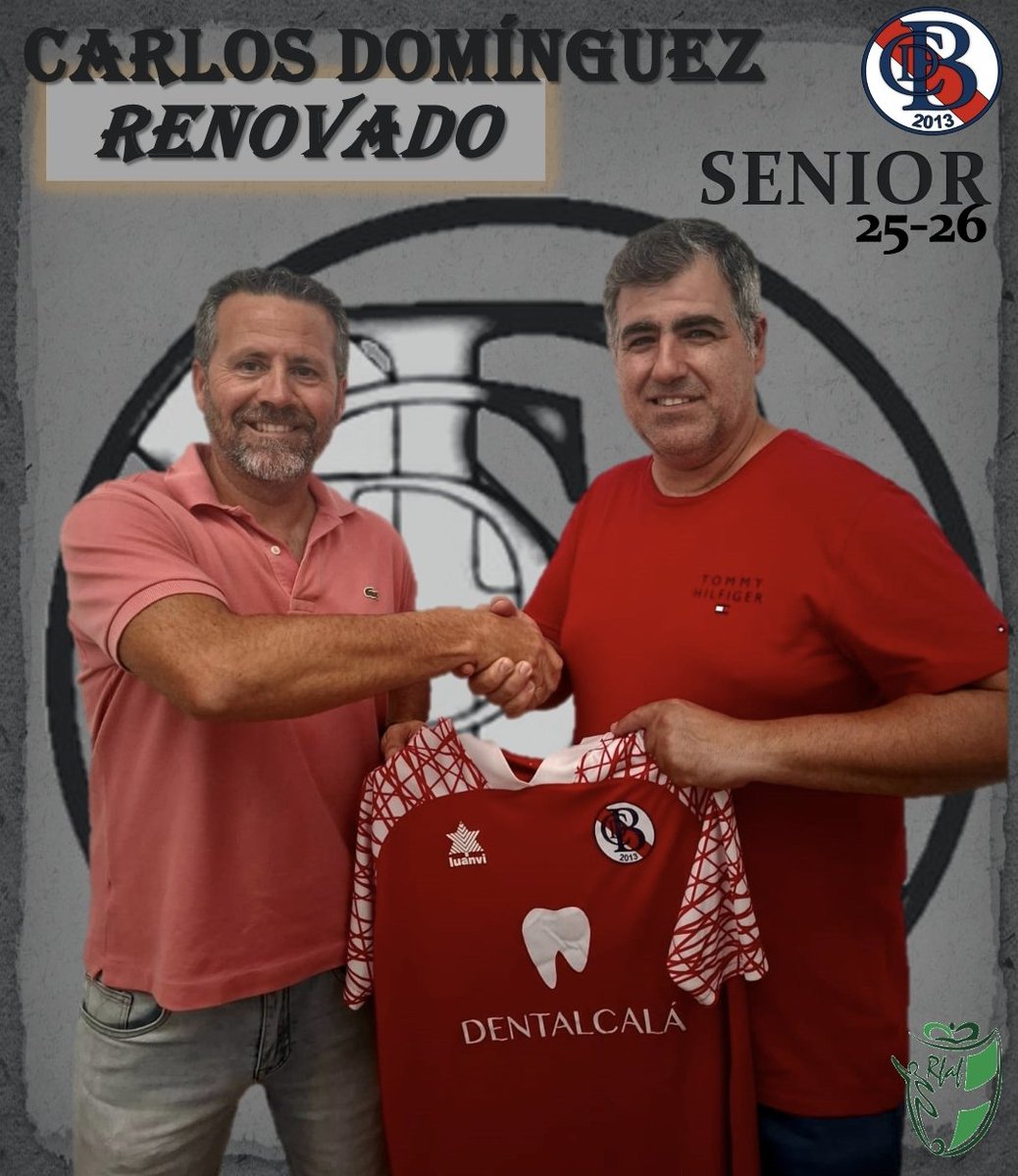 🔊 Presentamos la renovación de Carlos Domínguez  como entrenador de nuestro equipo SENIOR.

Carlos Domínguez sera un año más entrenador del Equipo senior, donde ya el año pasado hizo una segunda vuelta espectacular consiguiendo 9 victorias y un empate en los últimos 12 partidos.