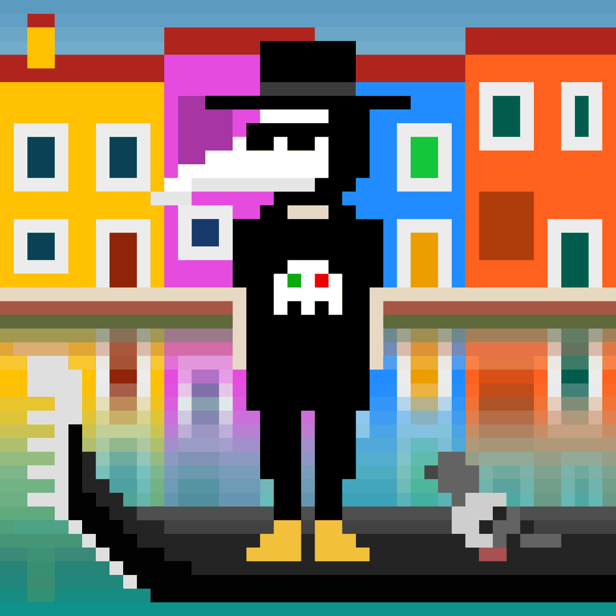 mazzi_eth's tweet photo. Venice been masking long before the chain.
Power wore a face, now pixels carry that ritual.
From bauta to byte, tradition morphs.

These CryptoVenezians keep the masquerade alive. 

CryptoVenezian #201, #203
@crypto_citizens @brtmoments https://t.co/UyTSaKR0jt