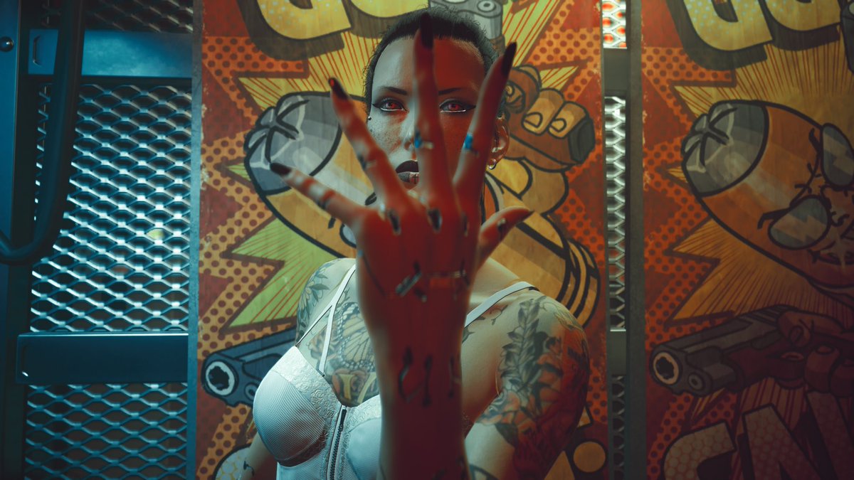 UndeadDavid101's tweet photo. Some of my #Cyberpunk2077PhotoMode. One of my V’s (Streetkid) https://t.co/W9ElXzh00S