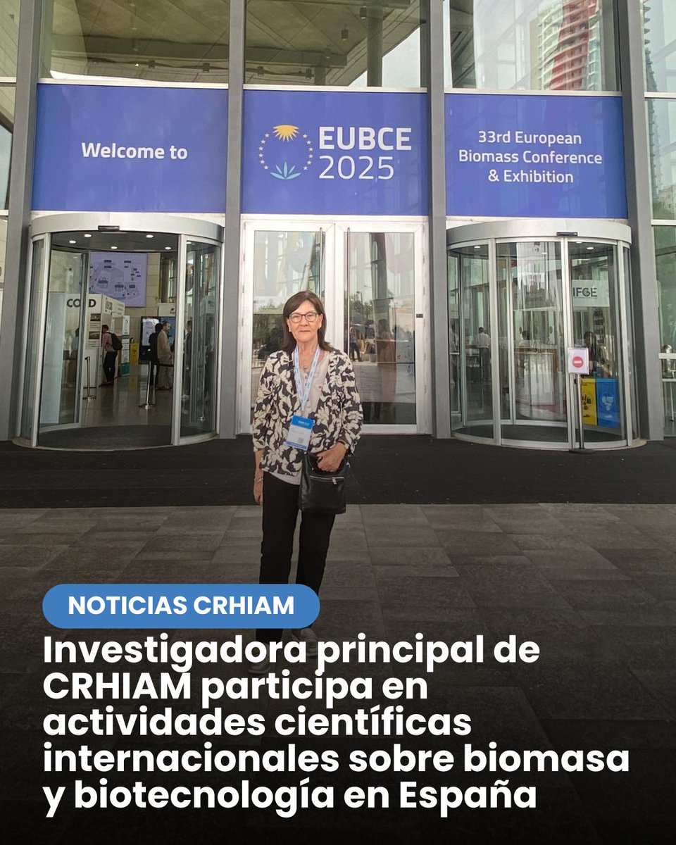 🌱Nuestra investigadora principal, la Dra. María Cristina Diez, participó en importantes actividades científicas en España, fortaleciendo vínculos internacionales y compartiendo conocimiento en torno a la sostenibilidad 🌎