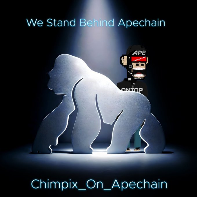 Hey <a href="/apecoin/">ApeCoin</a> <a href="/ApeChainHUB/">ApeChainHUB</a> I heard <a href="/Chimpix_On_Ape/">Chimpix_On_ApeChain</a> was minted out maybe give them the break they need and add them to #ApeChain Spotlight/2025 would be the most awesome gesture ever.

<a href="/waitin4empathy/">Mark Vincent</a> <a href="/AaronCo97809326/">AA-RON 🇺🇸</a> <a href="/_TheSubie_/">ᴵᴹ Tony❔️🐰🥬👽🦍</a> <a href="/jakechavez/">Jake</a> <a href="/Dinhareo/">dinhareo.base.eth</a> @CeeLosFigg @JoquettaM