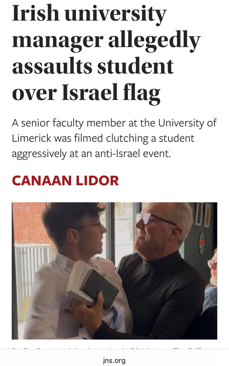 DanaErlich's tweet image. What is going on in Ireland?
In the past week there have been reports of people chanting “death to the IDF” outside the US Ambassador’s residence, while a member of the Irish Parliament has questioned why such a chant is a problem.
Separately, a young student has been…