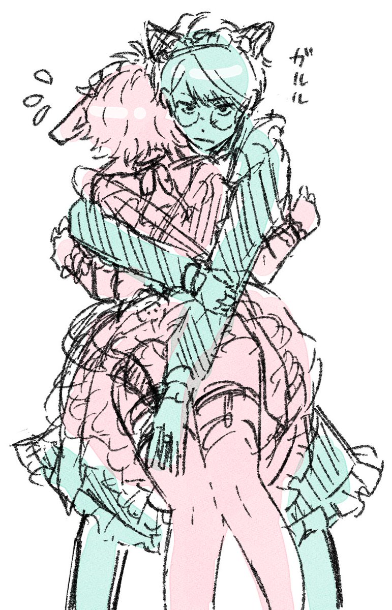 ケモ耳メイドなちかさく🐰🌸