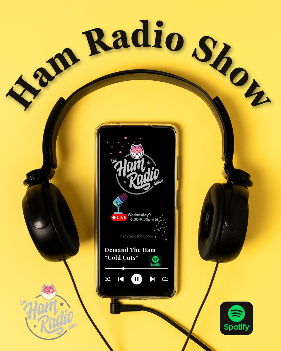🎙️ Missed the madness? Catch up with Ham Radio Show COLD CUTS – your bite-sized clips, segments &amp; highlights!
Now streaming on Spotify!
👉 Subscribe, Rate &amp; Review! open.spotify.com/show/2de8az0sc…
