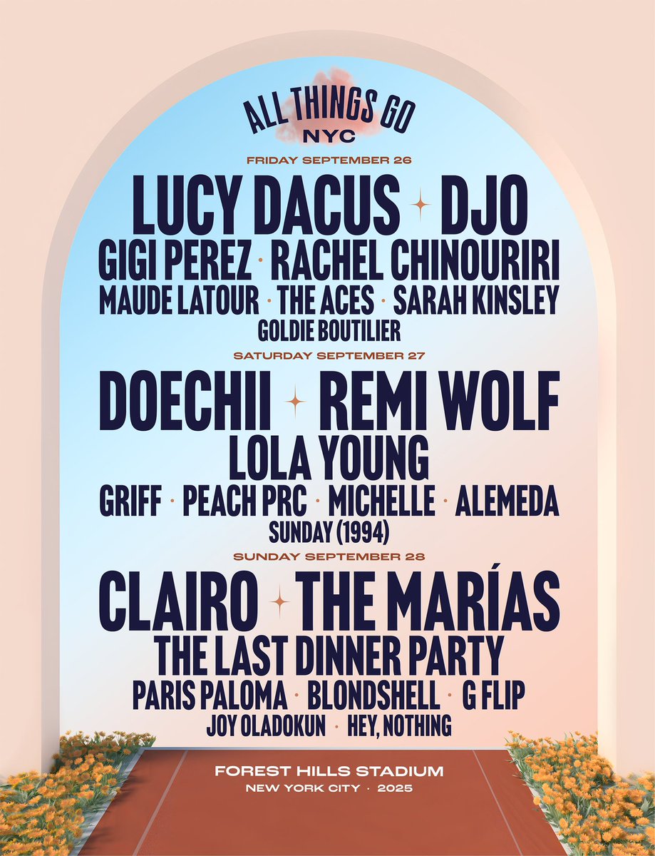 I’ve teamed up with All Things Go to give away a pair of VIP tickets to the festival in NYC! 

To win: 
• Follow <a href="/concertleaks/">🏁</a> &amp; <a href="/AllThingsGo/">All Things Go</a> 
• Like + Retweet 

Good luck!!! 🍀