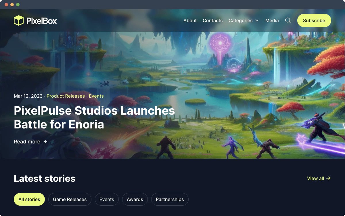 Get fans &amp; media hyped for your next title with a state-of-the-art Prezly newsroom. Set yours up in 5 minutes with a free trial  prezly.com/solution/gaming #IndieGameDev