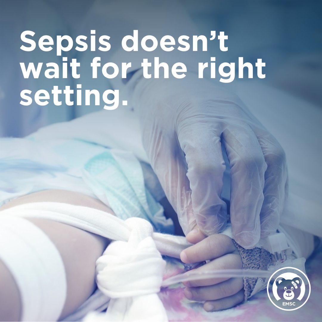🚑🏥🩺Pediatric sepsis readiness isn’t just for ICUs. It’s for EDs, urgent cares, EMS teams, and more. bit.ly/42NgT6o @emscimprovement #PEAKSepsis #SepsisAwareness