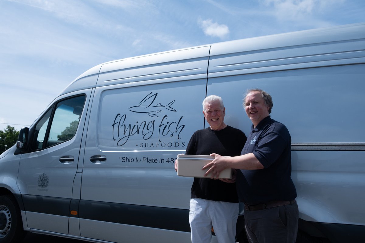 A pleasure to be with Matt and the team at Flying Fish Seafoods Co Ltd on Friday, and a delight to be associated with a company which holds (rightly so) a Royal warrant.

We look forward to working with you in the future.