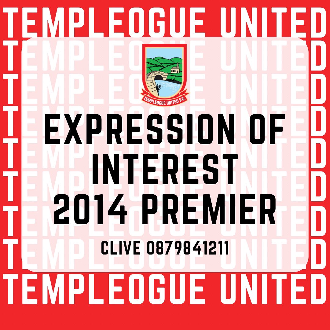 TUFC1977's tweet image. 2014 Premier - 2025/26 Season.
We are looking for players for our Premier team. Contact Clive 0879841211