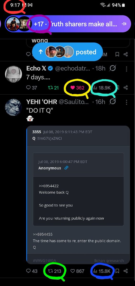 DeanDavis33's tweet image. 9️⃣1️⃣7️⃣ #NineOneSeven 
1️⃣8️⃣9️⃣ #OneEightNine 
2️⃣1️⃣3️⃣ #TwoOneThree 
1️⃣5️⃣8️⃣ #OneFiveEight 
3️⃣6️⃣2️⃣ #ThreeSixTwo 
🐇1️⃣7️⃣ #Seventeen 😎
#BlessedAndGrateful