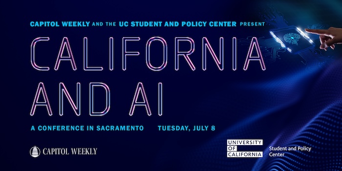 UCDavisCOE's tweet image. ❗️Happening TODAY 7/8❗️
Tune in to Zoom panel "California: A Leader in AI Technology," featuring Raissa D'Souza, prof. & director of the @ucdavis AI Center in Engineering at 10:45 a.m.
Join ➡️ capitolweekly.net/ai-zoom/
#UCDavisEngineering
