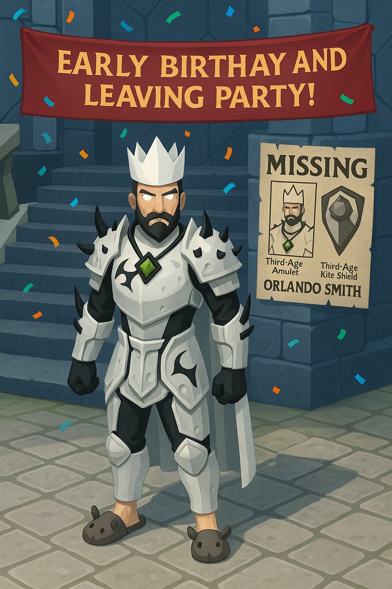 0rland0Smith's tweet photo. Save the date another 2500 Hard Clue Opening. Saturday 12th July 1800 Game Time https://t.co/bILrxvzcm4