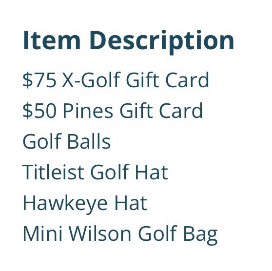 Golfers! $75at Xgolf, $50 for dinner after at The Pines plus balls, hats and awesome mini bag!!!